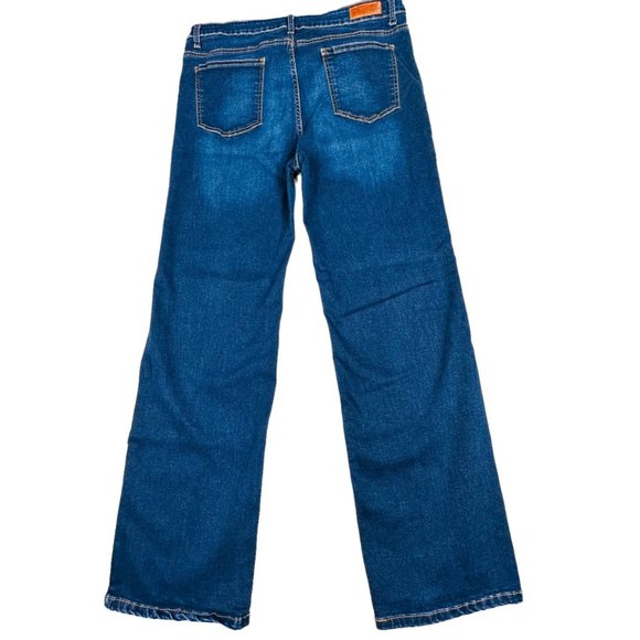 Lucky & Blessed High Rise Straight Leg Jeans - 37" x 32.75" - Picture 4 of 8